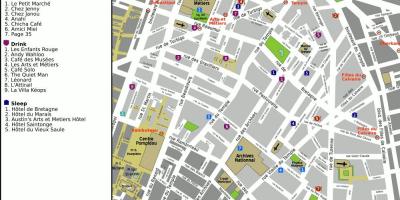 નકશો 3 જી મા વહીવટી પોરિસ