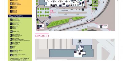 નકશો Bercy સ્ટેશન