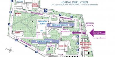 નકશો Joffre-Dupuytren હોસ્પિટલ