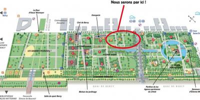 નકશો Parc de Bercy