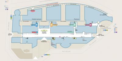નકશો જ્યોર્જ-Pompidou હોસ્પિટલ